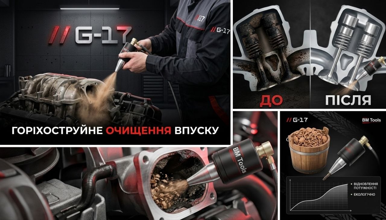чистка клапанів горіхоструєм Борщагівка